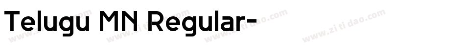 Telugu MN Regular字体转换